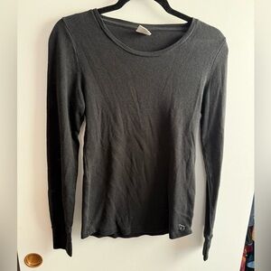 PINK Victoria's Secret Black Long Sleeve Top